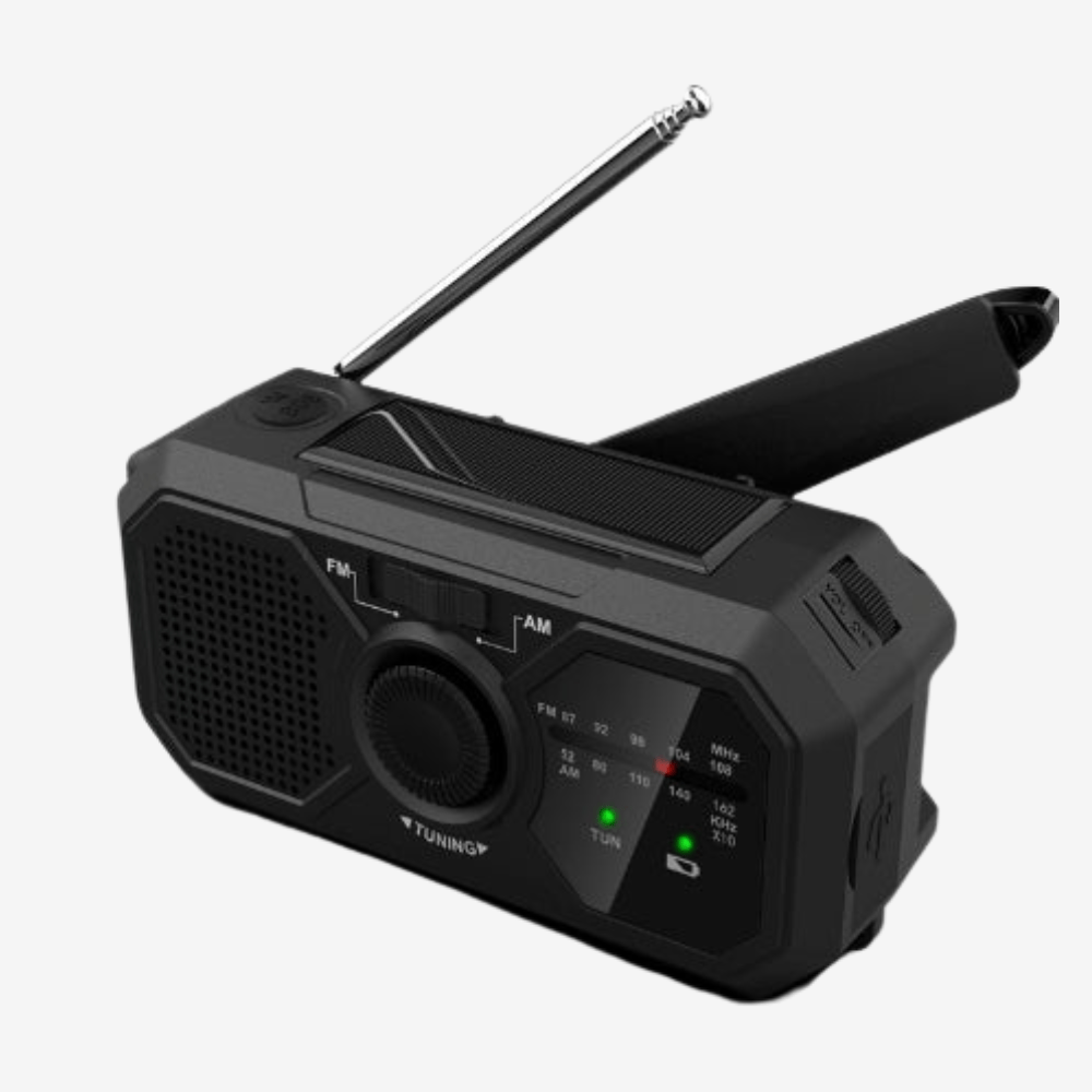Radio Solaire de Secours Compacte - luxestyle