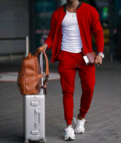 Costume Homme Élégant 2 Pièces Slim Fit