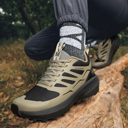Chaussures de randonnée Homme avec semelle amortie et soutien de voûte plantaire