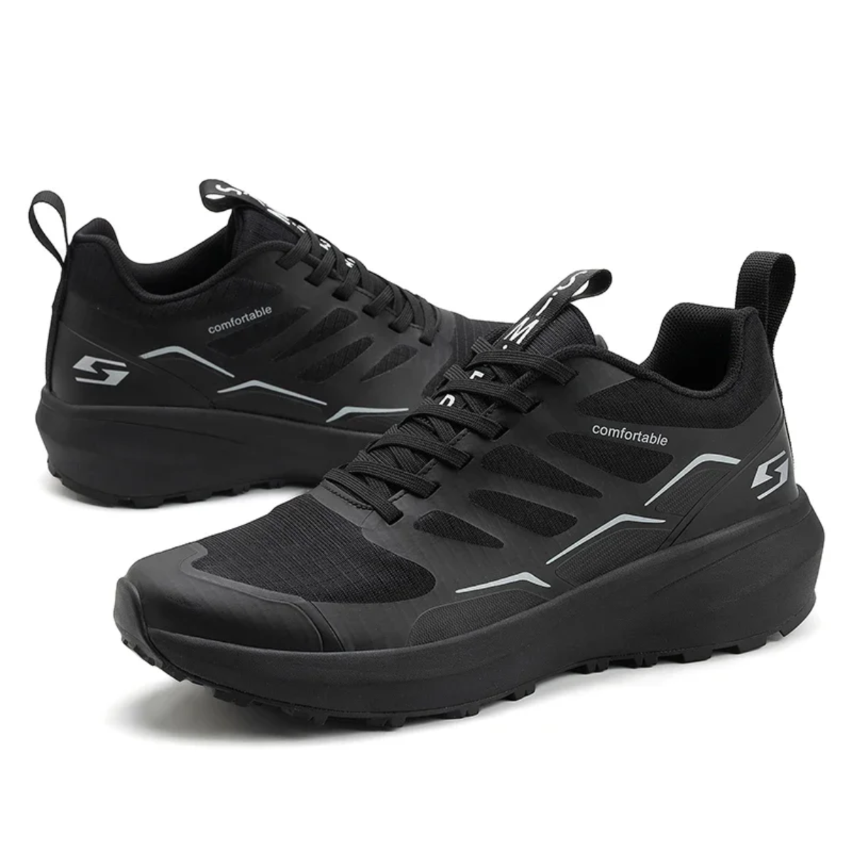 Chaussures de randonnée Homme avec semelle amortie et soutien de voûte plantaire