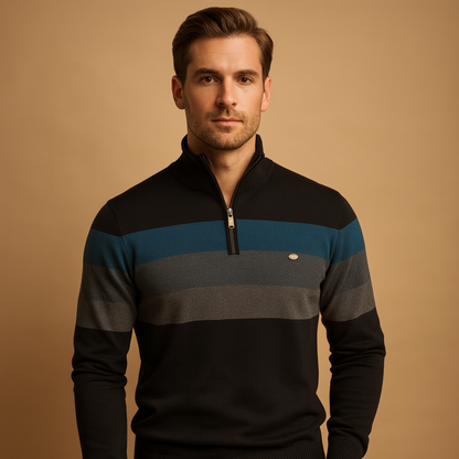 Pull Homme Rayé Col V