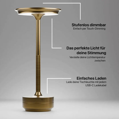 Lampe de Bureau Vintage Élégante avec Abat-Jour