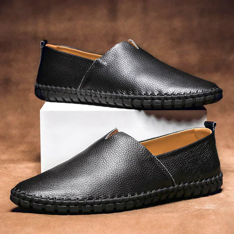 Chauffure Homme Cuir Italien Élégant