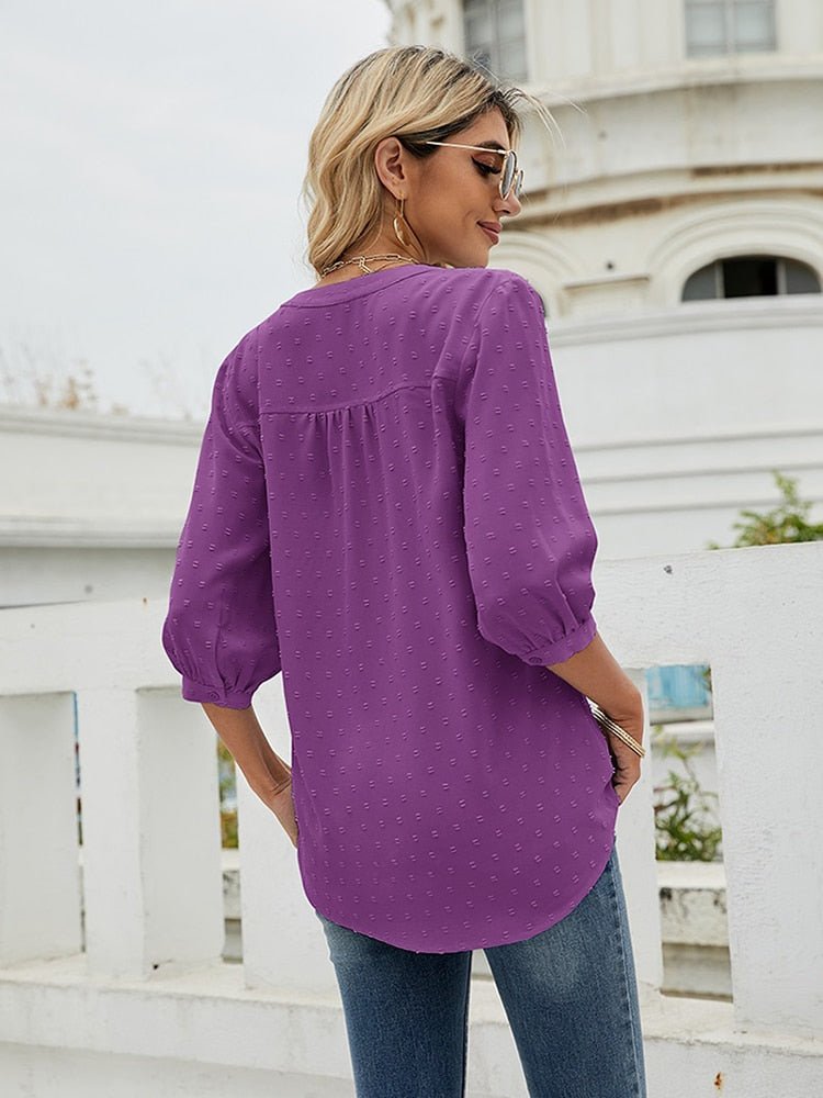 Blouse Femme Patchwork Colorée pour Tous les Jours