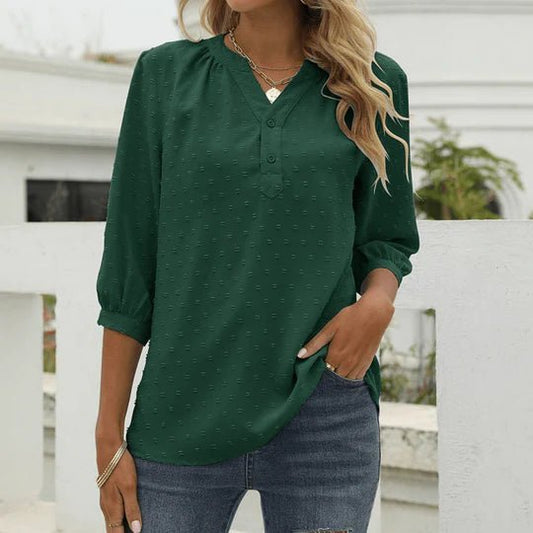 Blouse Femme Patchwork Colorée pour Tous les Jours - BerlinGlamour