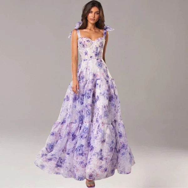 Robe Été Legère à Fleurs pour Femme