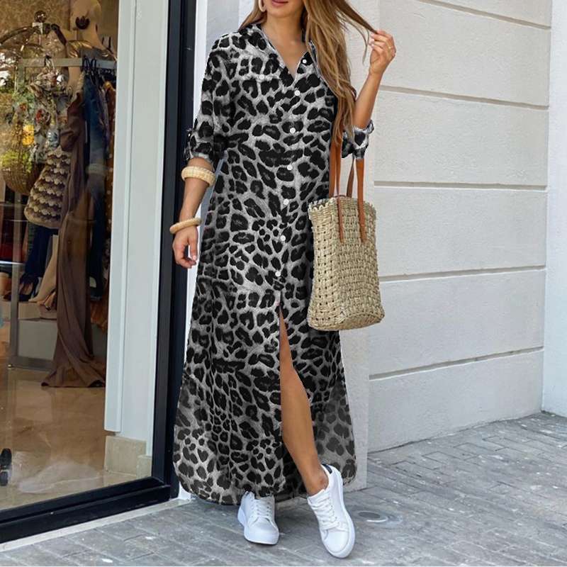 Robe Longue Femme en Coton Doux et Léger pour Été