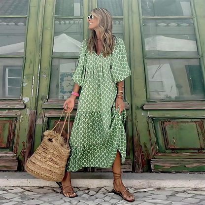BohoChic™ – Robe Longue Femme Légère et Confortable Style Bohème-2