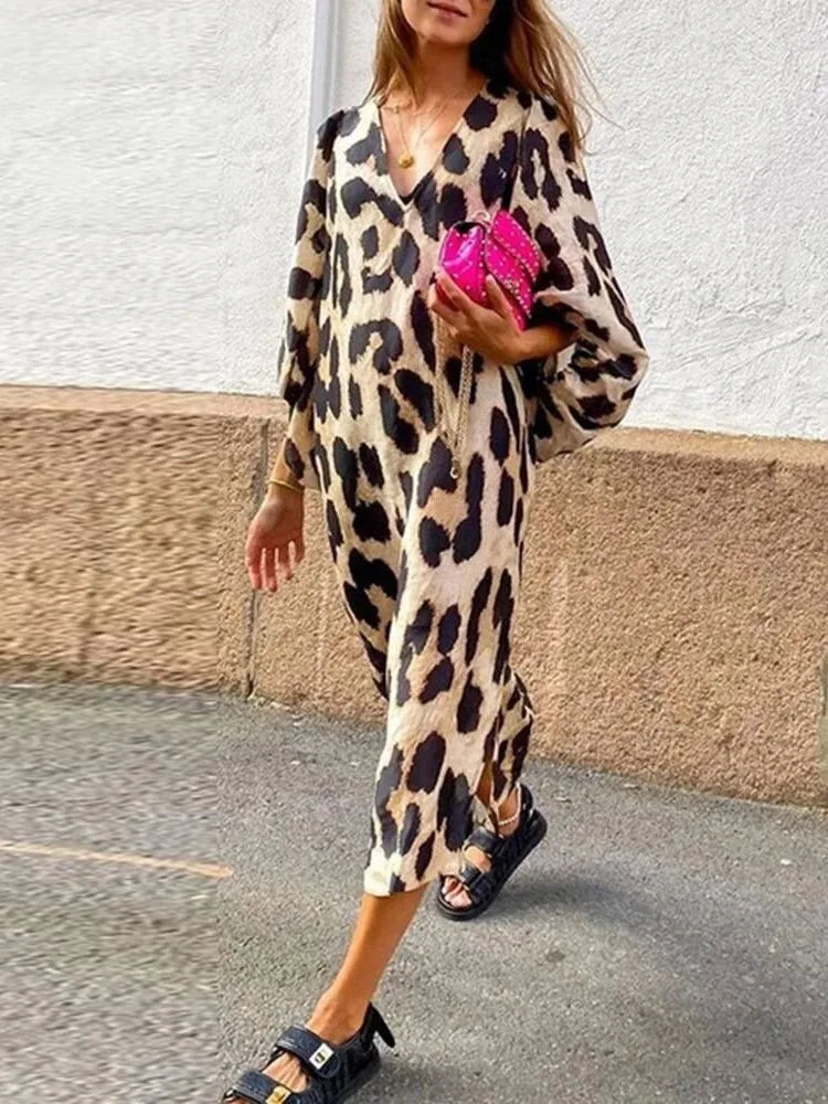 Robe Longue Femme Élégante en Jersey Confortable pour Femme - PanierRoyale