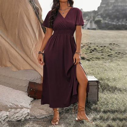 Robe Été Femme Longue en Dentelle Chic et Légère