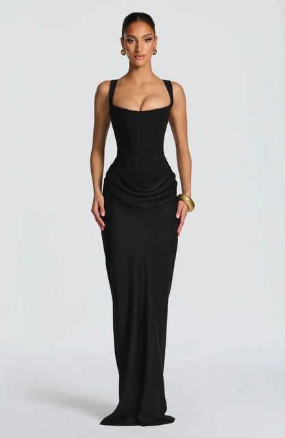 Robe Moulante Femme Soirée Mariage Coupe Ajustée