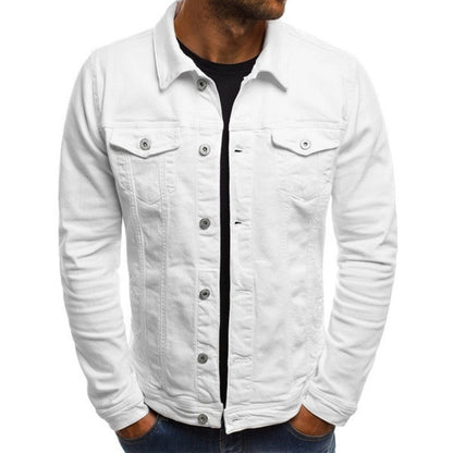 Veste Denim Homme Casual et Confortable