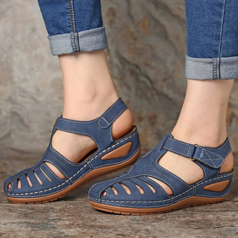 Sandales Femmes Printemps Découpe Confortables
