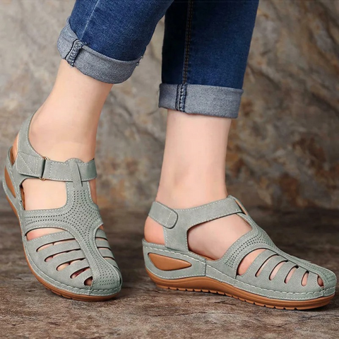 Sandales Femmes Printemps Découpe Confortables
