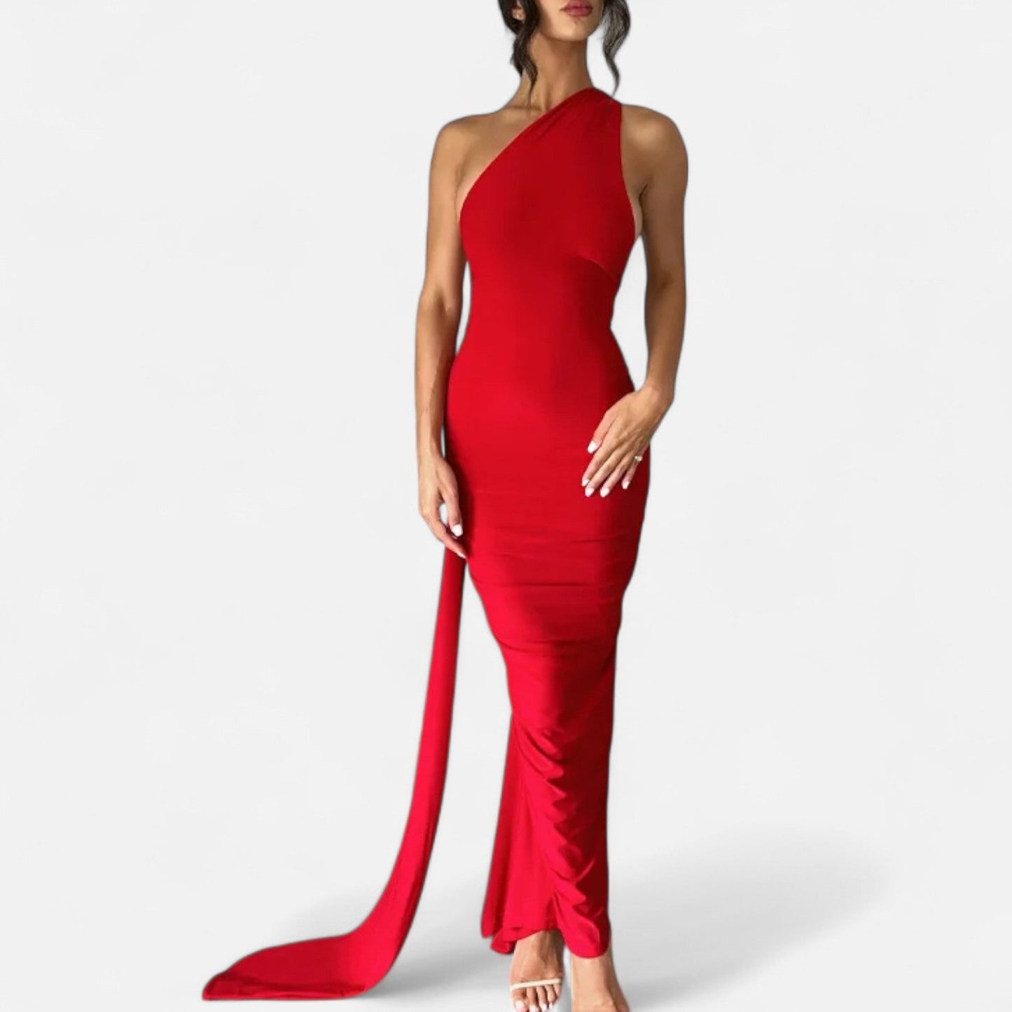 Robe femme maxi épaule dénudée tendance été