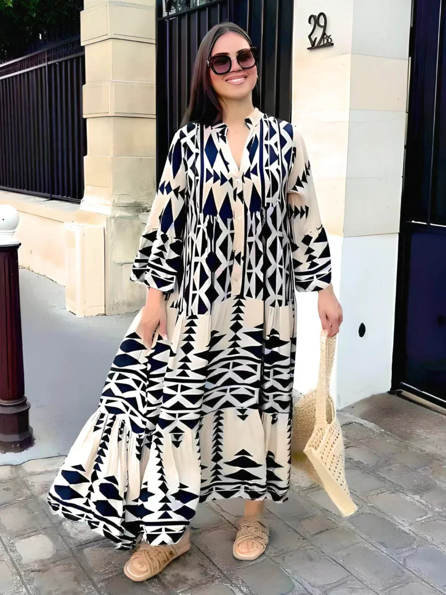 Robe de Soirée Longue Dentelle Élégante - PanierRoyale