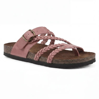 Sandales Femme Brides Tressées Orthopédiques Style Bohème