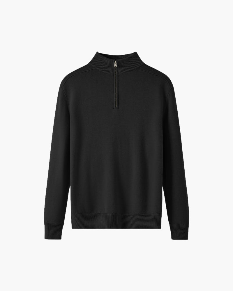 Pull Homme Col Montant en Laine Mérinos Chaud