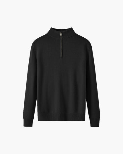 Pull Homme Col Montant en Laine Mérinos Chaud