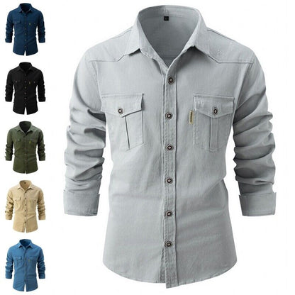 Chemise Homme Coton Robuste pour Quotidien
