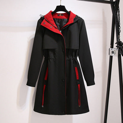 Veste imperméable capuche femme légère pour printemps - PanierRoyale