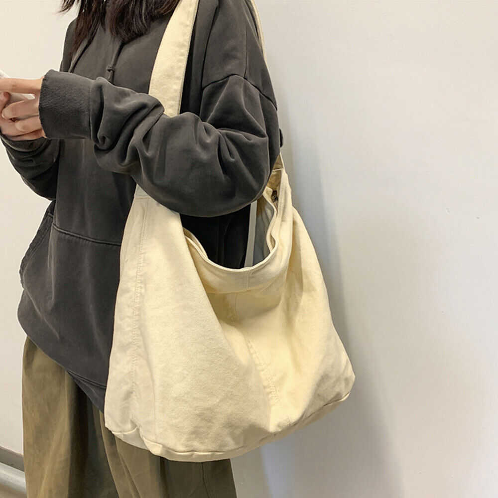 Sac à Épaule Femme Grand Modèle Coton Léger