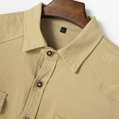 Chemise Homme Coton Robuste pour Quotidien