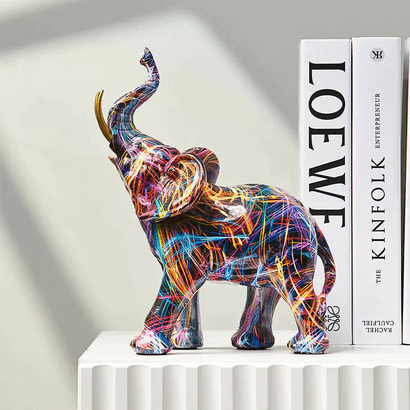 Éléphant en Décor Murale Design Élégant - PanierRoyale