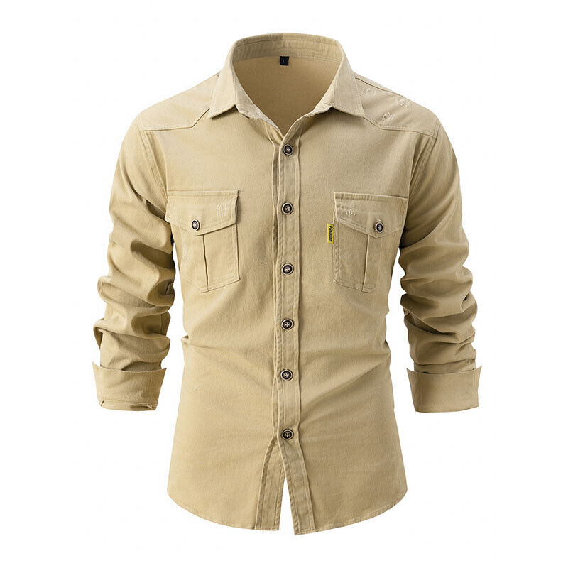 Chemise Homme Coton Robuste pour Quotidien