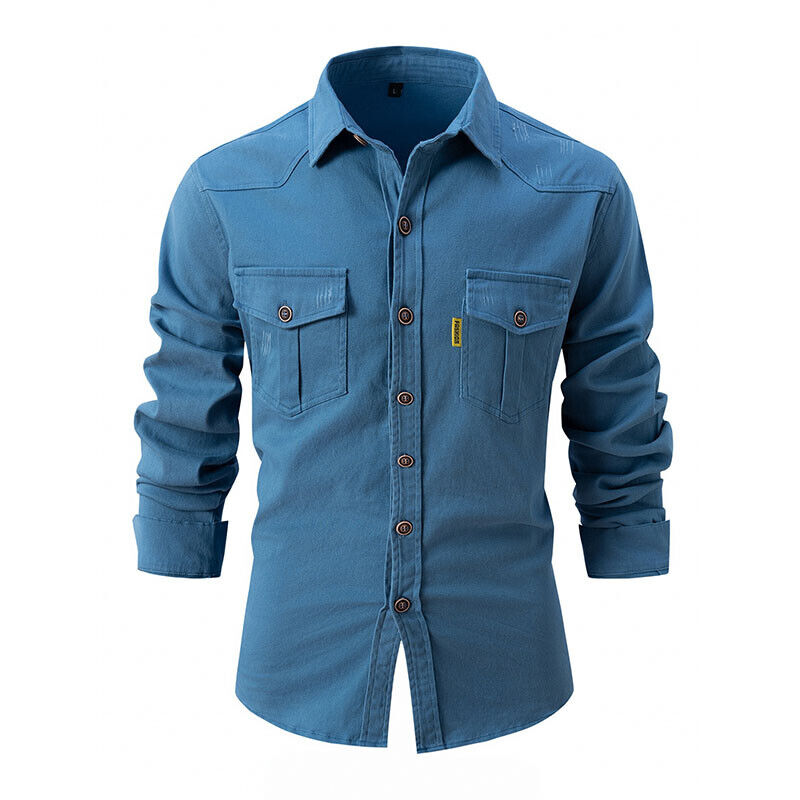Chemise Homme Coton Robuste pour Quotidien