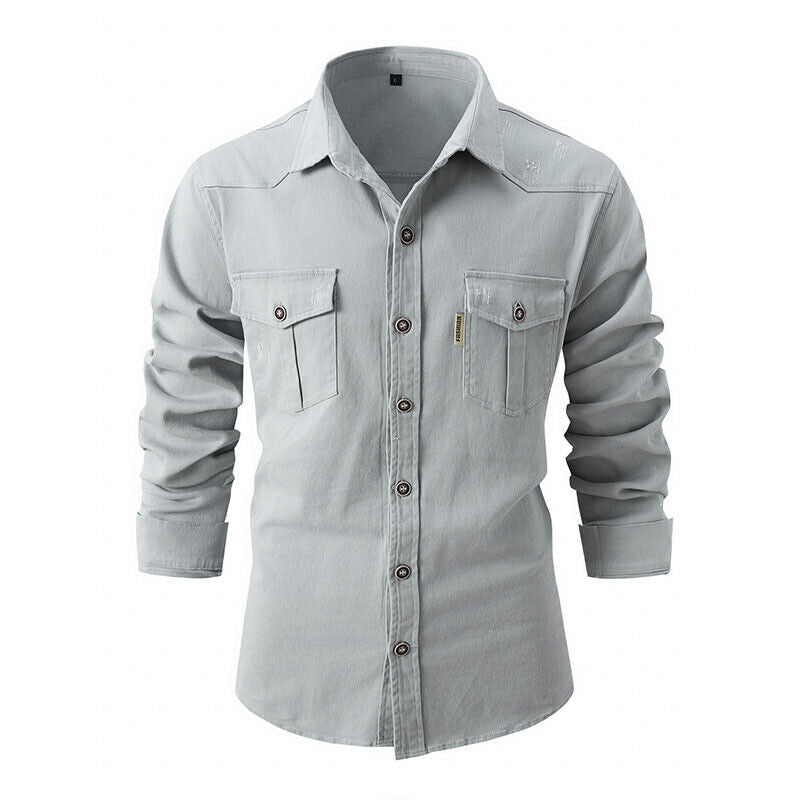 Chemise Homme Coton Robuste pour Quotidien - BerlinGlamour