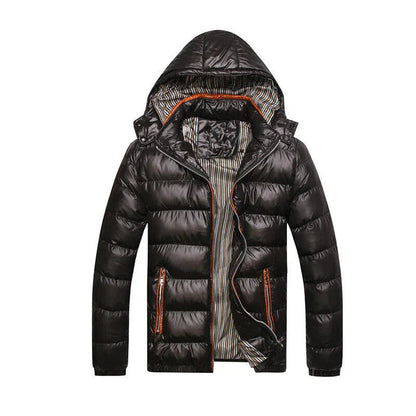 Sweat à Capuche Homme Sport Zippé Noir - PanierRoyale