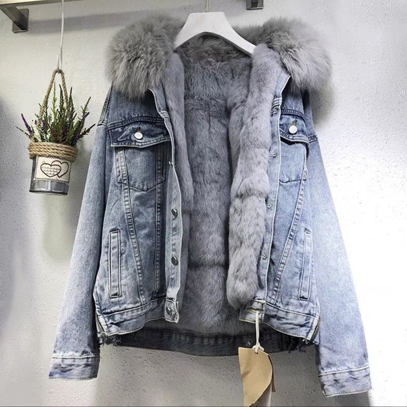 Blouson Féminin Court Élégant avec Fermeture Éclair