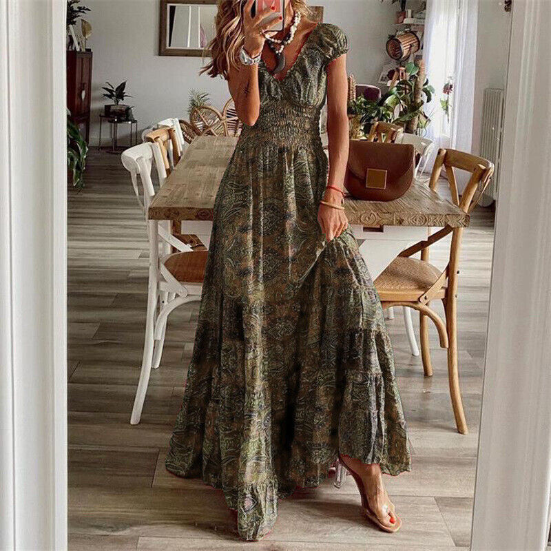 Robe Longue Décontractée et Confortable pour Femme