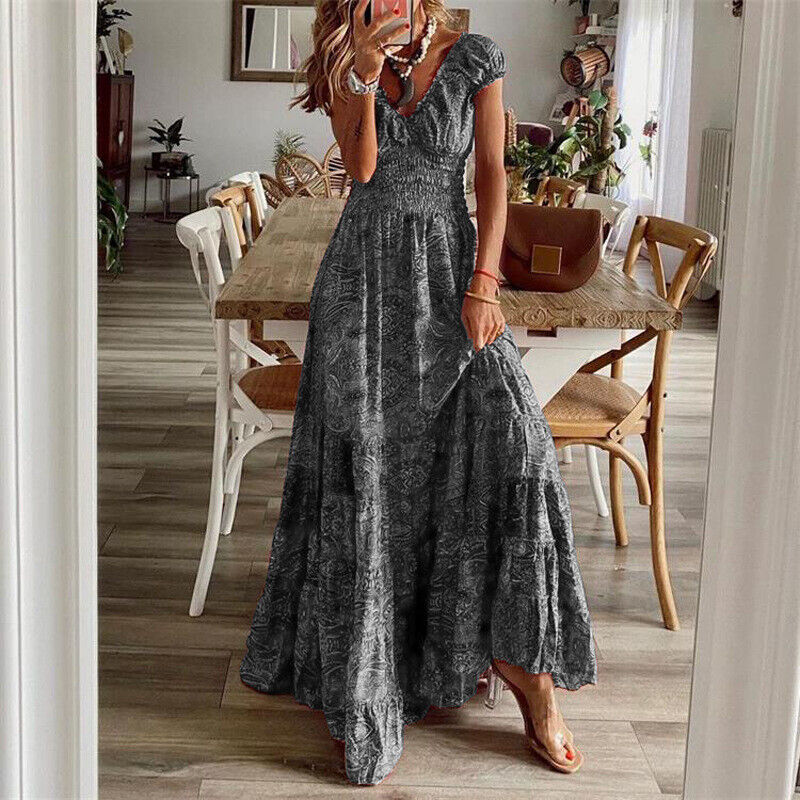 Robe Longue Décontractée et Confortable pour Femme