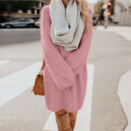 Robe Femme Hiver Chic à Manches Longues - PanierRoyale