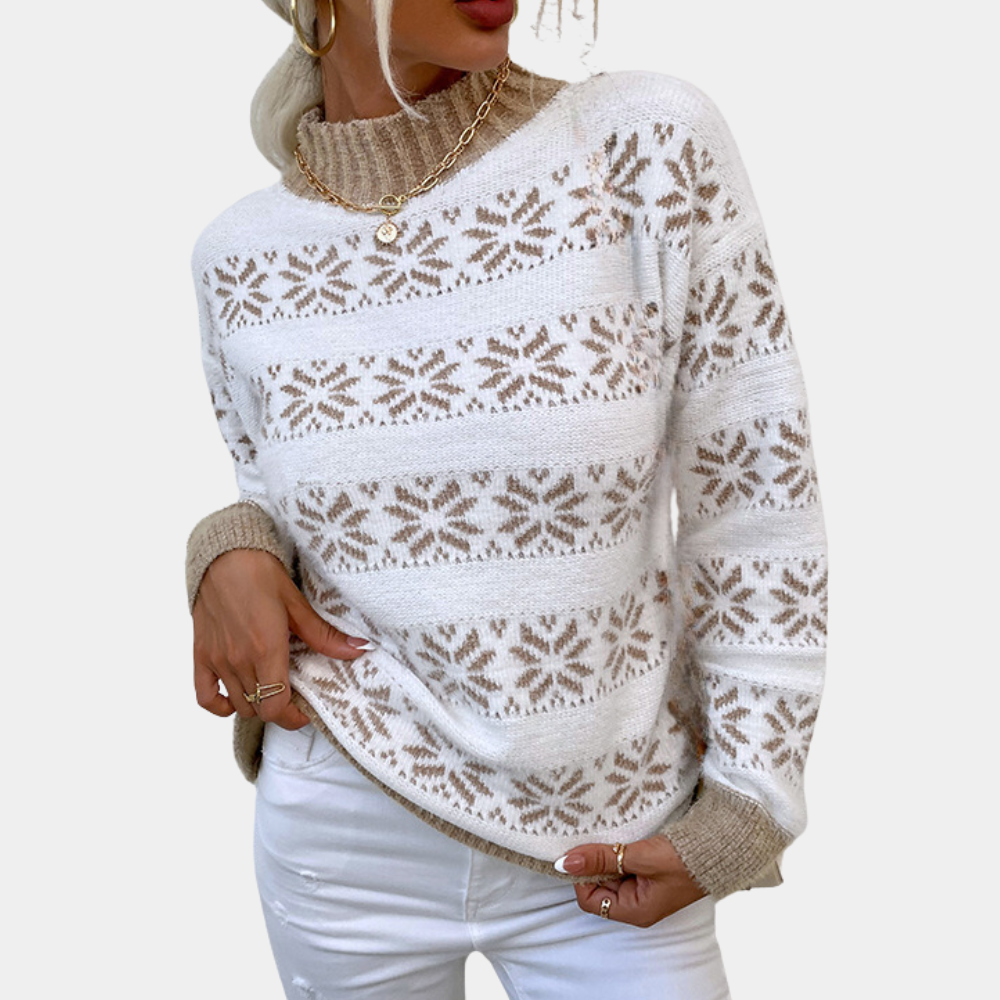 Pull Femme Classique Doux et Confortable - PanierRoyale