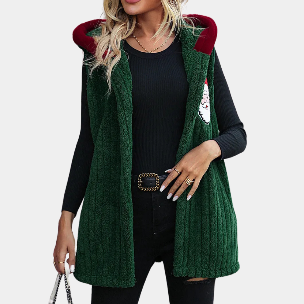 Gilet Capuche Hiver Femme Chic et Élégant - PanierRoyale