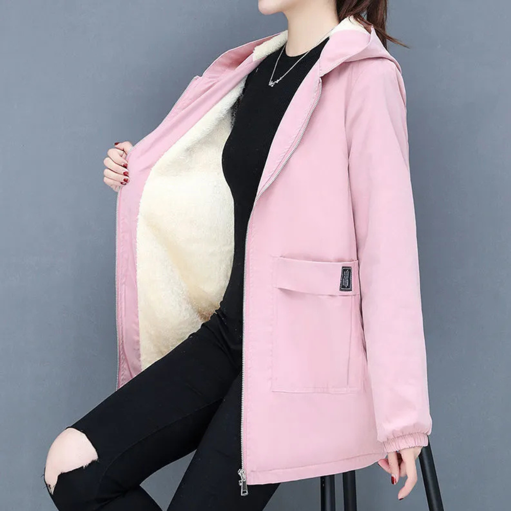 KALEIA - Manteau à Capuche pour Femmes