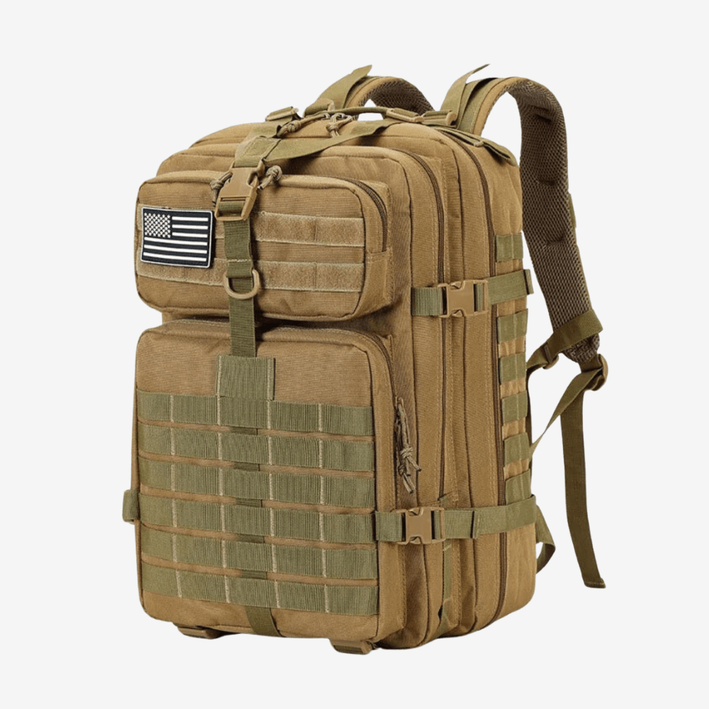 Sac à dos 50L Étanche avec Poches Multiples pour Randonnée
