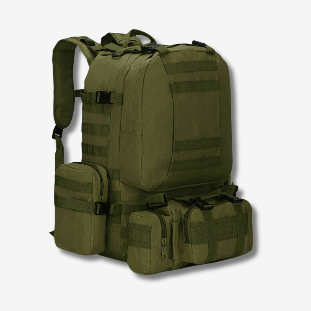 Sac à dos militaire 50L étanche avec poches modulaires