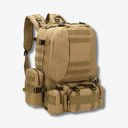 Sac à dos militaire 50L étanche avec poches modulaires - luxestyle