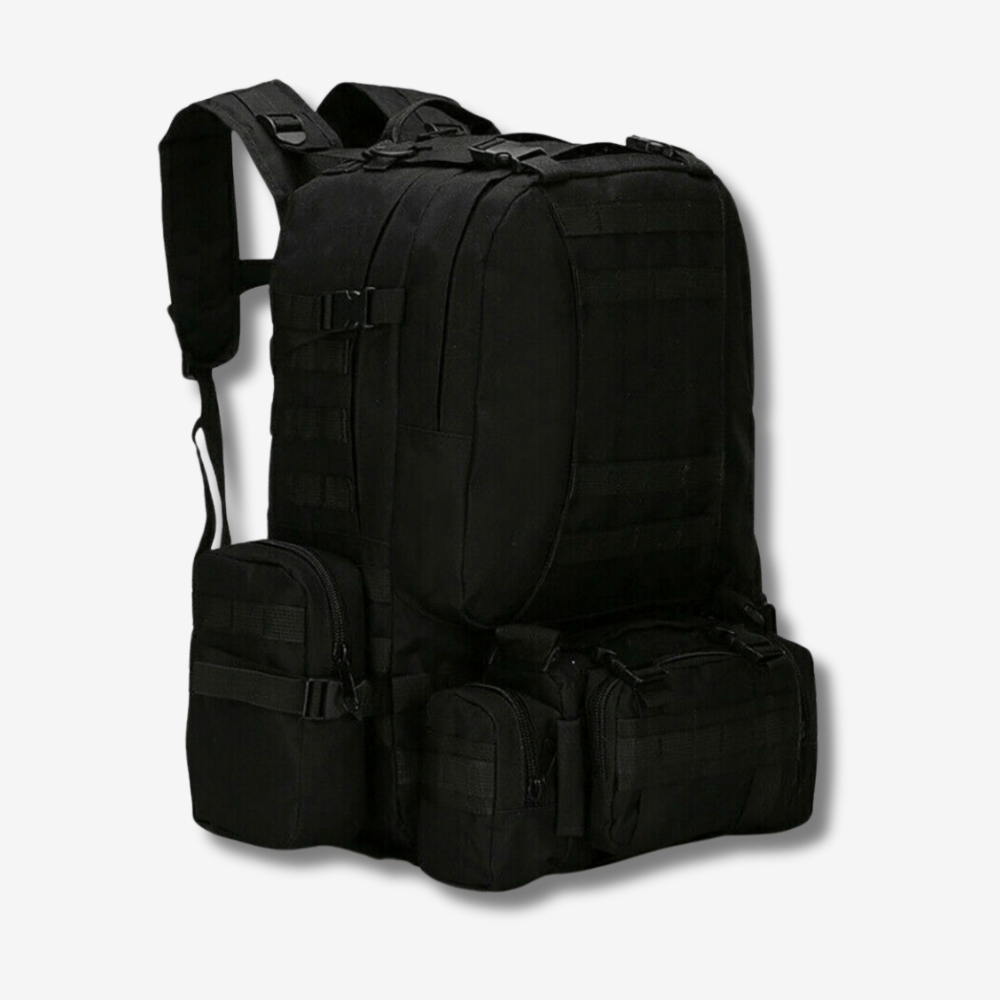 Sac à dos trekking 50L imperméable avec poches déployables
