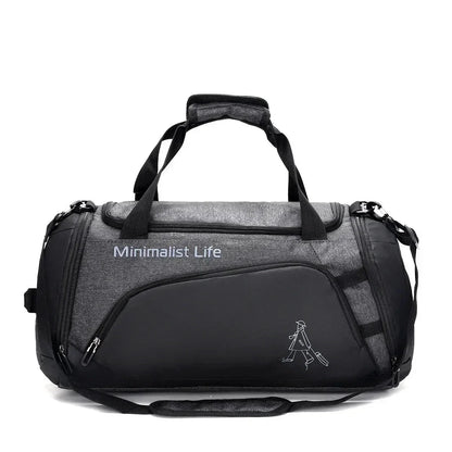Sac de sport étanche avec poches multiples et fermeture éclair