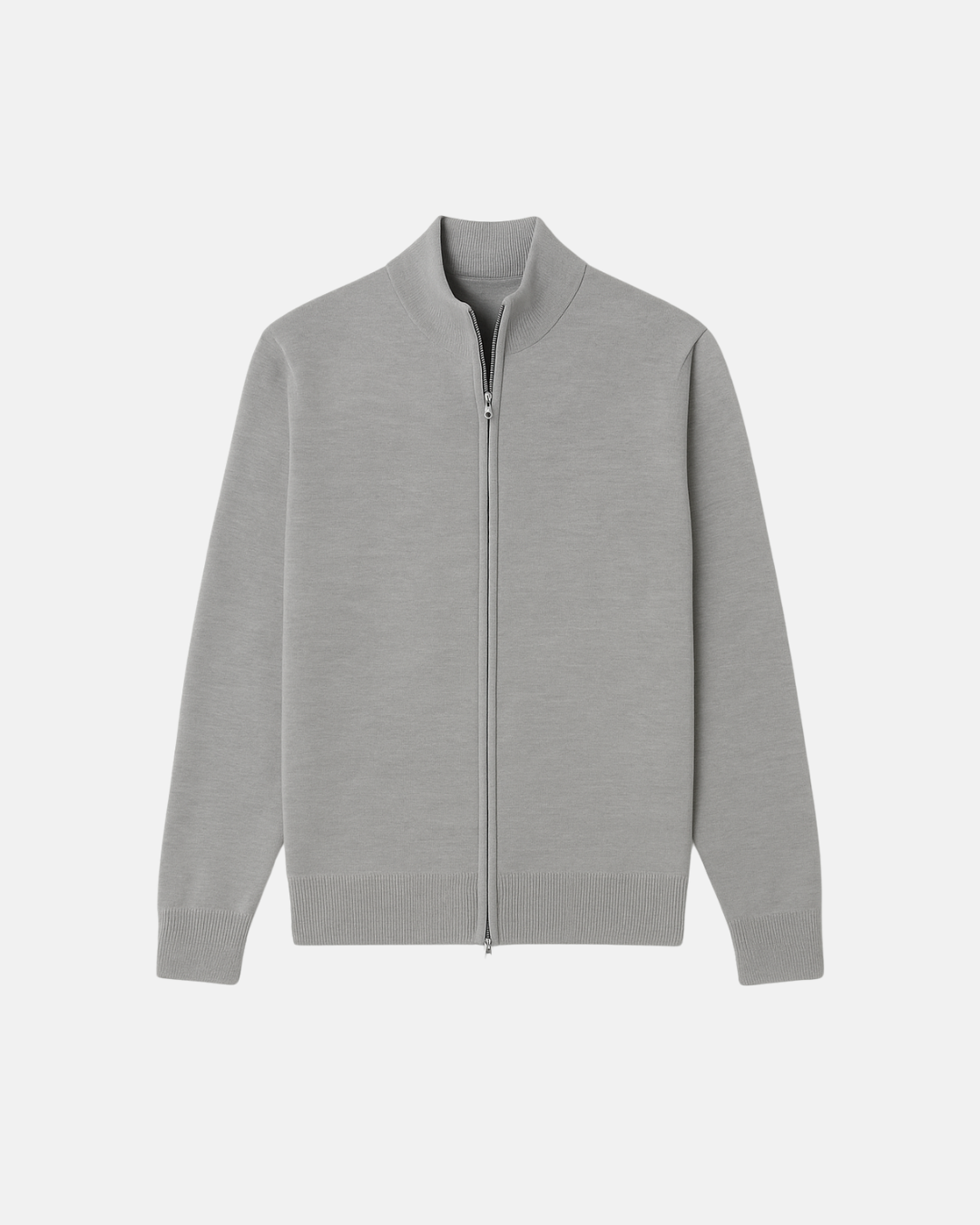 Cardigan Homme Maille Fine Zippé Coupe Ajustée - PanierRoyale