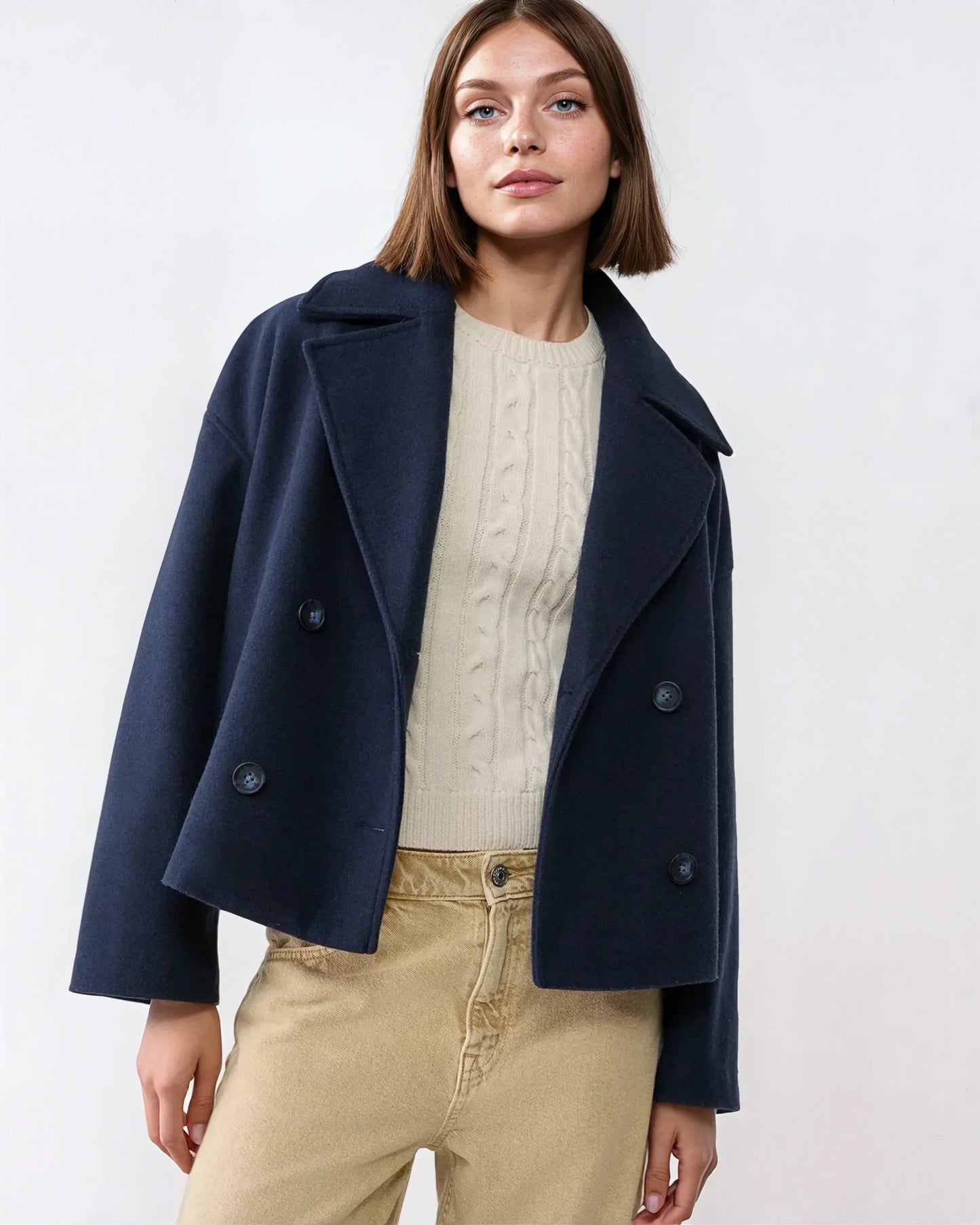 Veste Femme Hiver Douillette en Laine Chaude - PanierRoyale