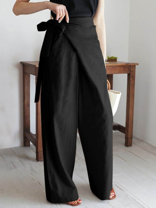 Pantalon Taille Haute Chic avec Poches Cachées - PanierRoyale