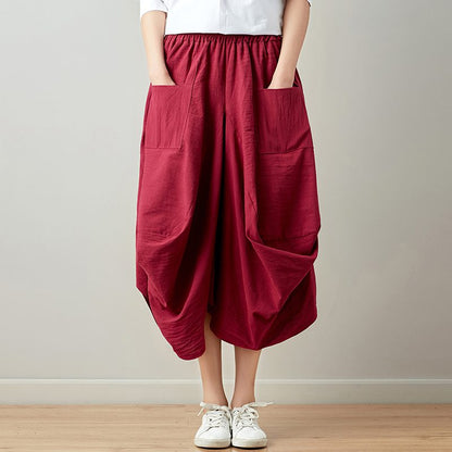 Pantalon Confortable Élastique avec Ceinture Réglable - PanierRoyale
