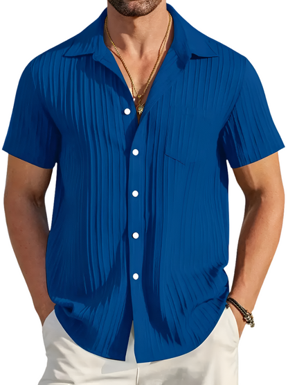 Chemise Homme Manche Courte Été Léger