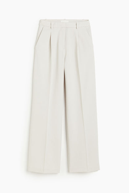 Pantalon Femme Droit avec Plis sur le Devant - BerlinGlamour